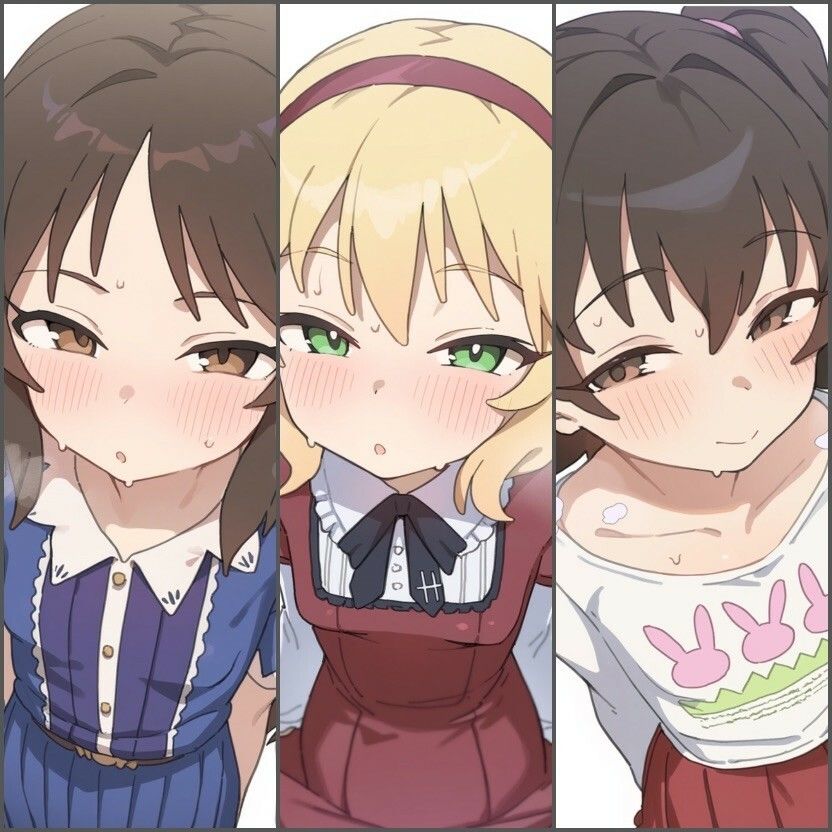 【エロ漫画】ちびぷにアイドル全員プレス！！5