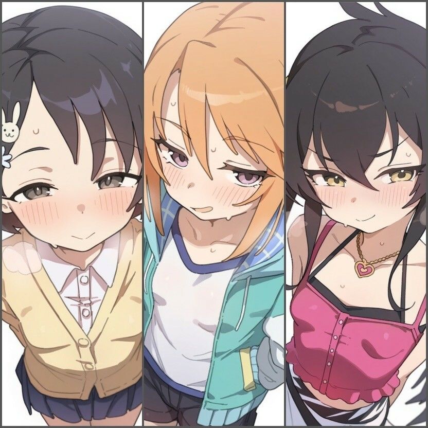 【エロ漫画】ちびぷにアイドル全員プレス！！6