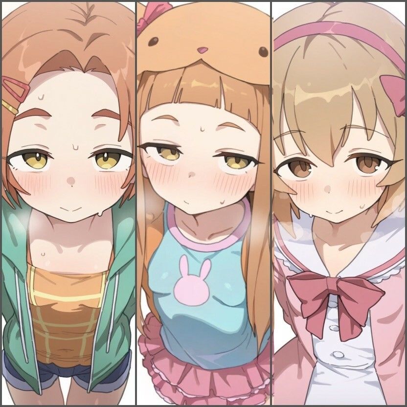 【エロ漫画】ちびぷにアイドル全員プレス！！7