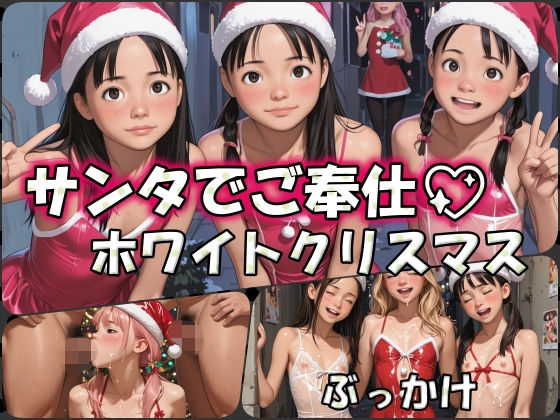 赤と白の衣装に身を包んだ無邪気な女の子たちをお楽しみください【クリスマス限定♪ご奉仕ホワイトクリスマス】　by　すじ微無毛愛好会