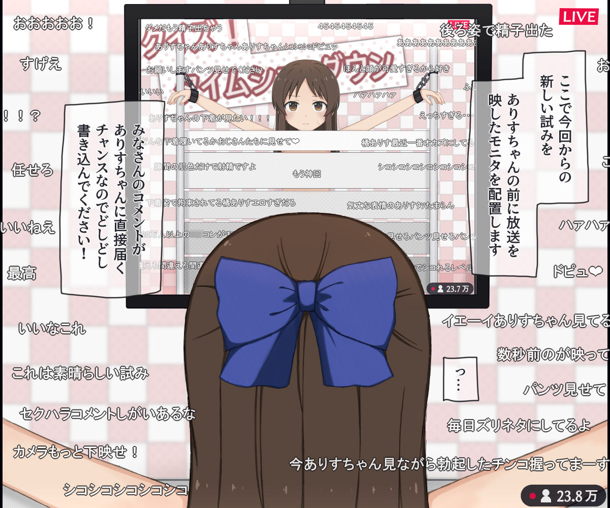 生放送のエロクイズバラエティに出演する〇〇アイドルの話