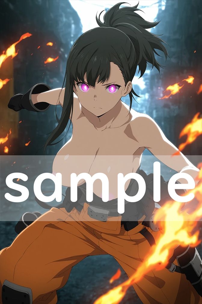 【揺れるおっぱい動画付】炎炎●消防隊 限界突破Ver 画像3