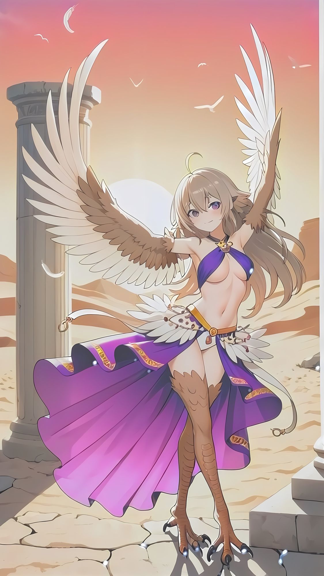 サンプル画像3:ハーピィさんCG集【コスプレ・下着・ヌード】(アトリエハーテ) [d_717619]