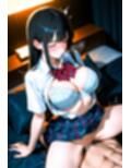 清楚系女子  濃厚パパ活で中出し精子狩り