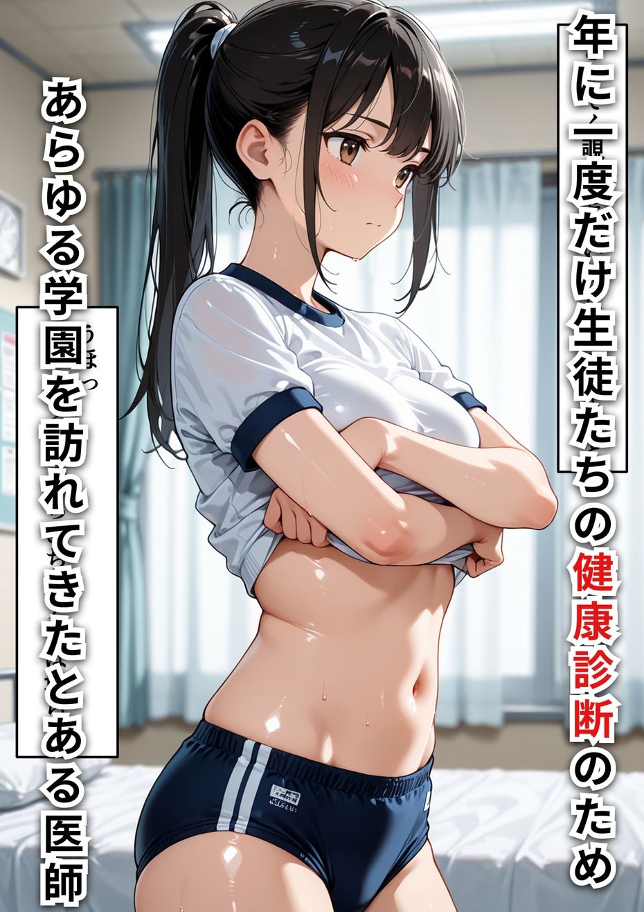 サンプル画像1:でかぱい生徒とヤリ放題！ー変態医師の妊娠確定種付け診察ー(月あな工房) [d_717679]