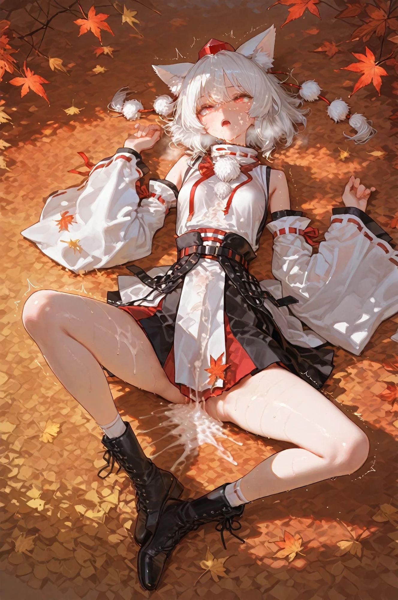 サンプル画像3:犬走椛「白狼の本能」 3(誘惑のささやき) [d_717764]