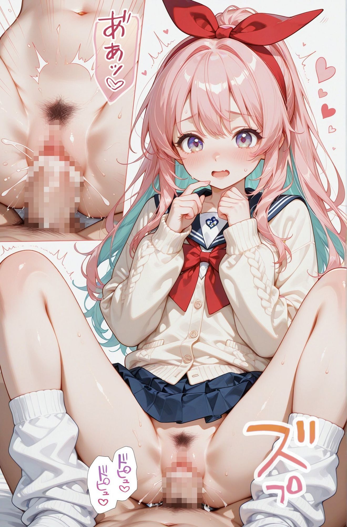 サンプル画像4:萌え萌えJ◯女体観察2  まん毛未処理お○んこを見せてください！…からの種付け連続絶頂！(まんま亭) [d_717780]