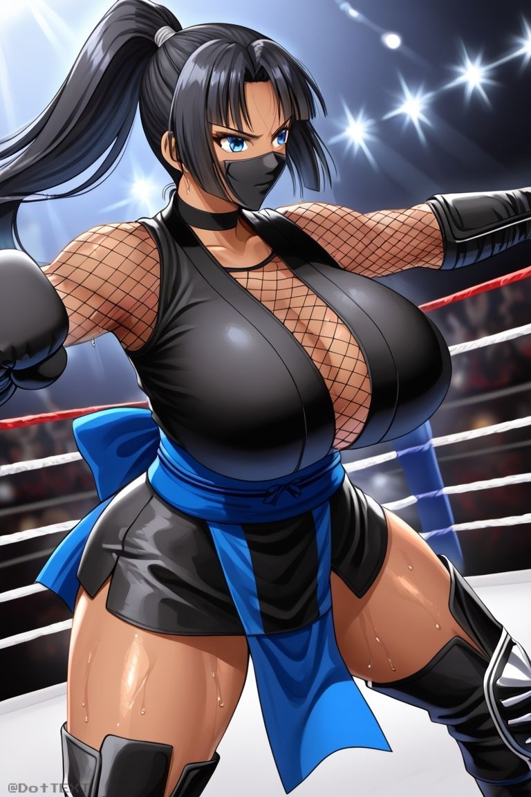 サンプル画像1:バストガーディアンズ 乳闇ナギ 地下闘技場編(ドットテキスト) [d_717862]