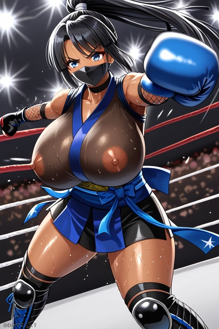 サンプル画像2:バストガーディアンズ 乳闇ナギ 地下闘技場編(ドットテキスト) [d_717862]