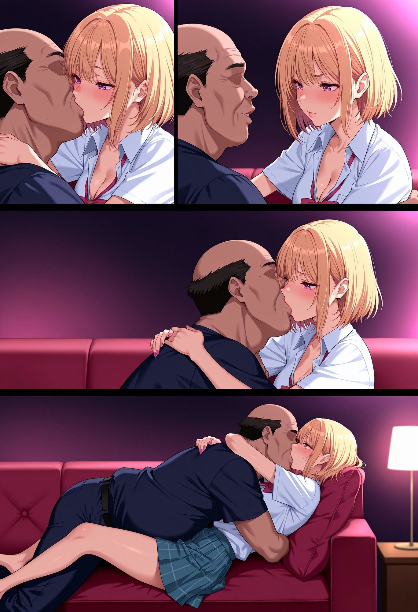 サンプル画像2:裏路地の少女2(ブービータン) [d_717878]