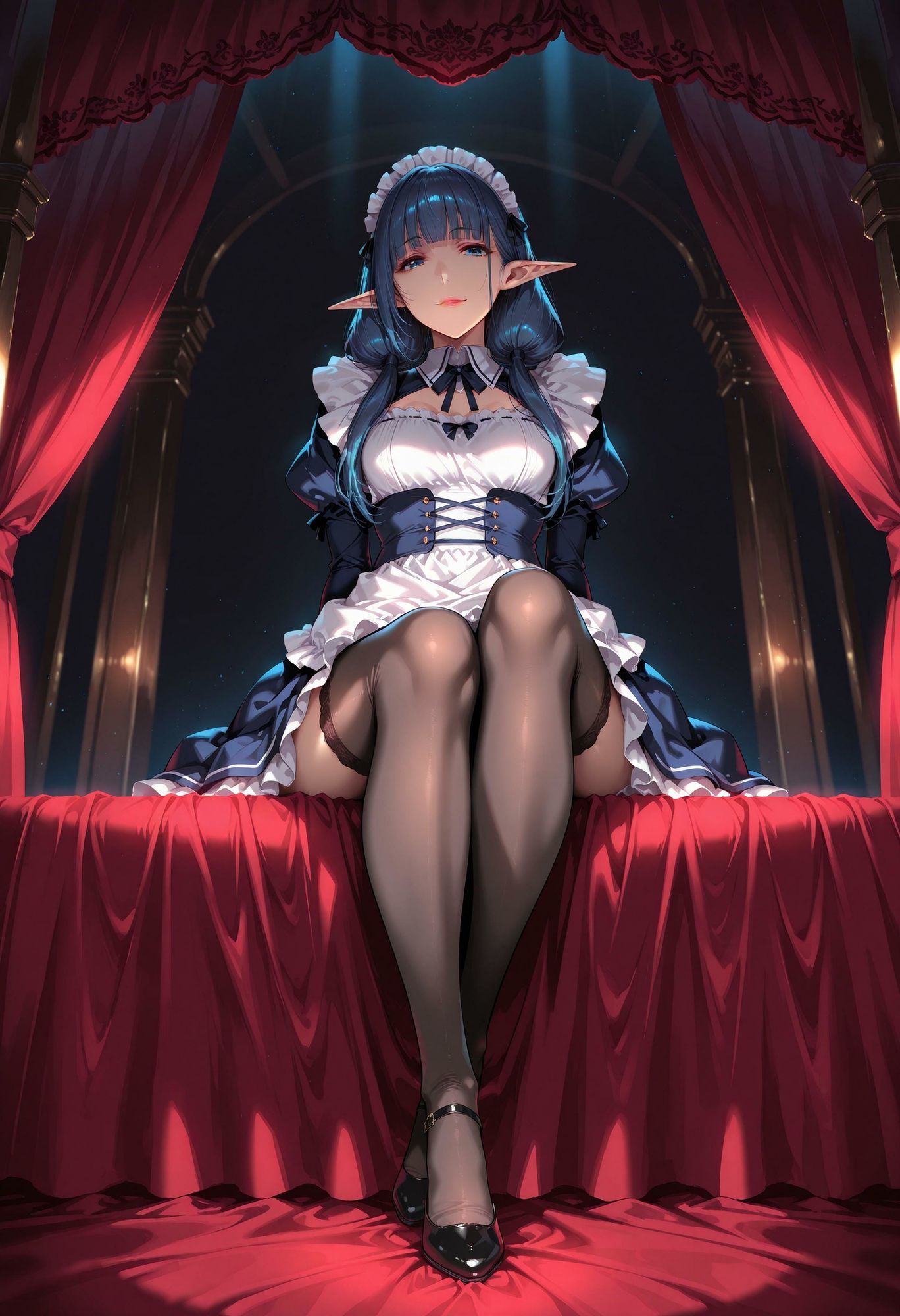 サンプル画像1:エルフのメイドさん熱烈ご奉仕8(ブービータン) [d_717883]