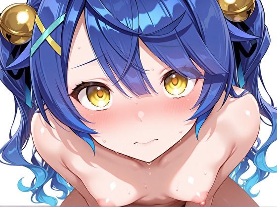 ちっぱい青髪天使と生ハメSEX
