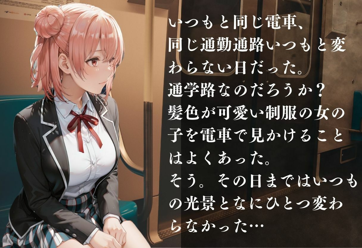 サンプル画像1:電車内の眠り痴〇〜快楽を覚えた男たち〜(H＋) [d_717960]