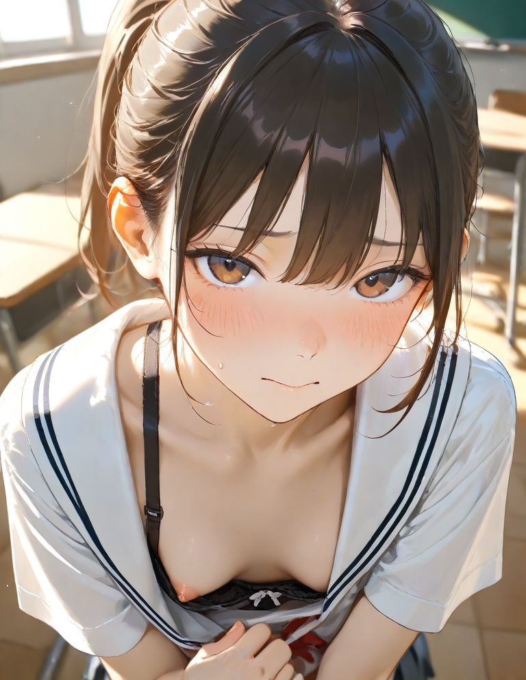 【エロ漫画】ちっぱい少女たちの秘密のグラビア撮影会 〜体操服・制服・下着で恥じらいエッチ〜2