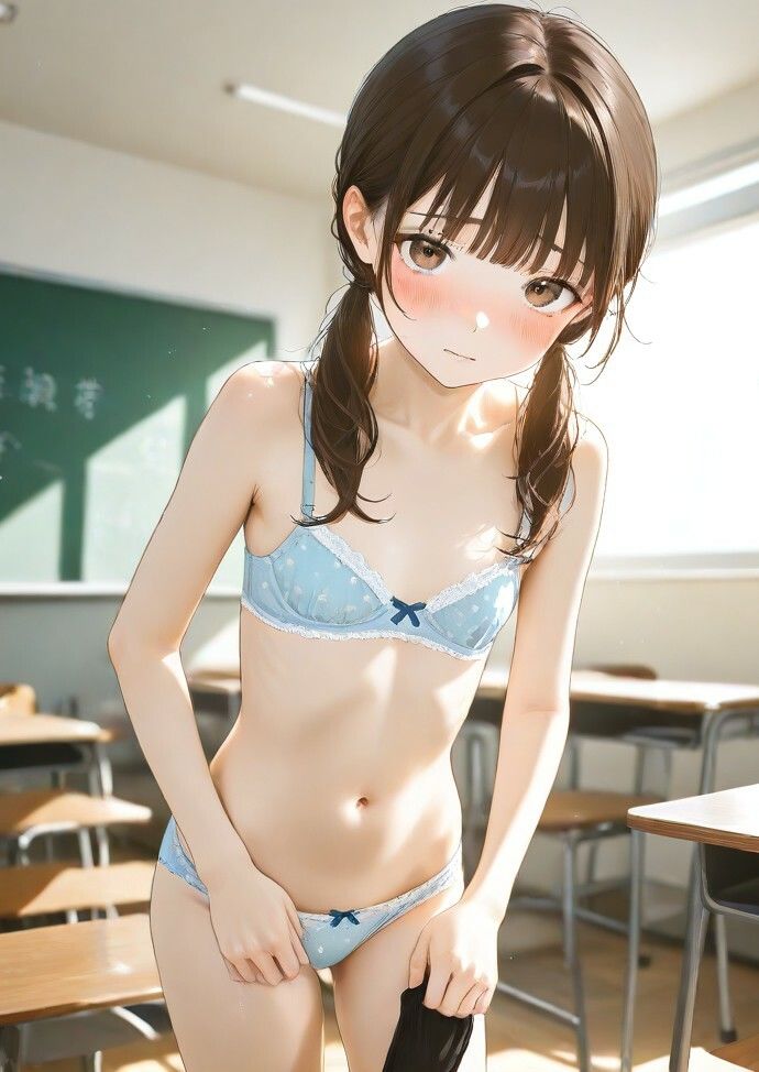 【エロ漫画】ちっぱい少女たちの秘密のグラビア撮影会 〜体操服・制服・下着で恥じらいエッチ〜3