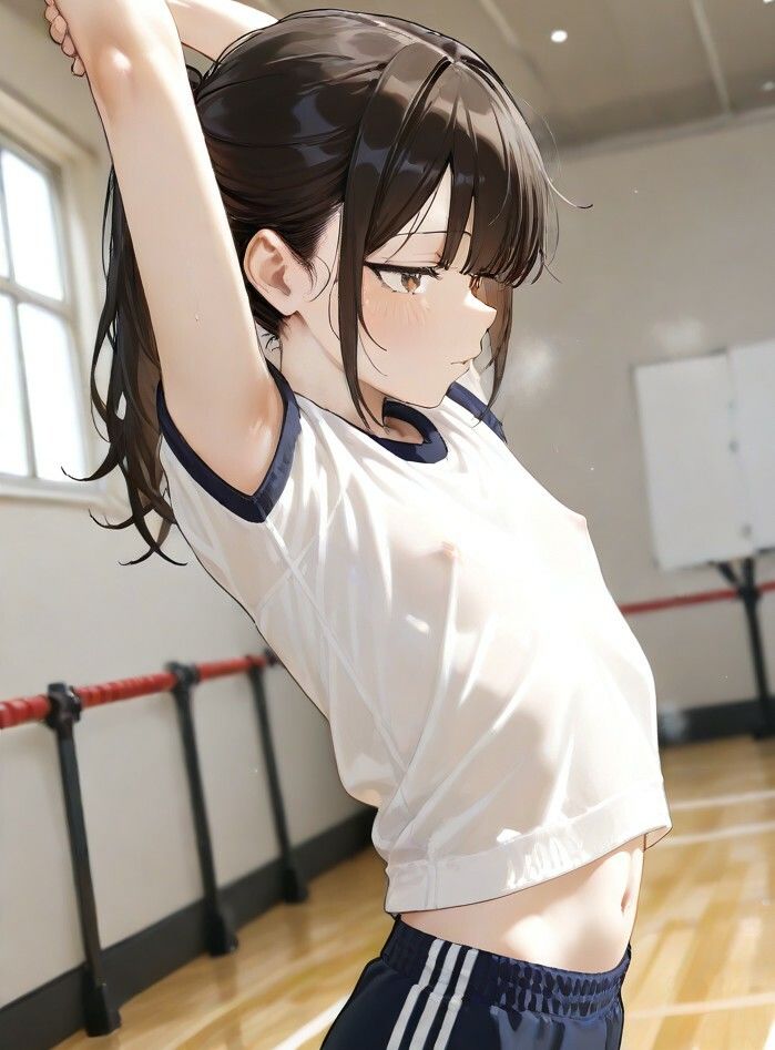 【エロ漫画】ちっぱい少女たちの秘密のグラビア撮影会 〜体操服・制服・下着で恥じらいエッチ〜4