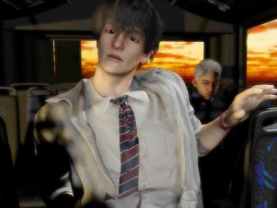 Immoral Love ［3D with CV/3Languages］ The day I sat next to my idol - Love began in front of the crowd - サンプル4