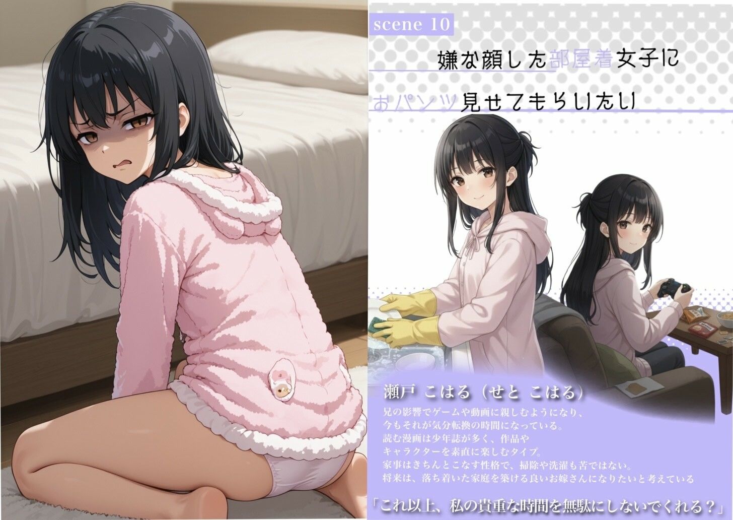嫌な顔した女子におパンツ見せてもらいたい本 画像2