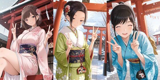 振り袖乱れ咲き（前編）【嶽中花屋】