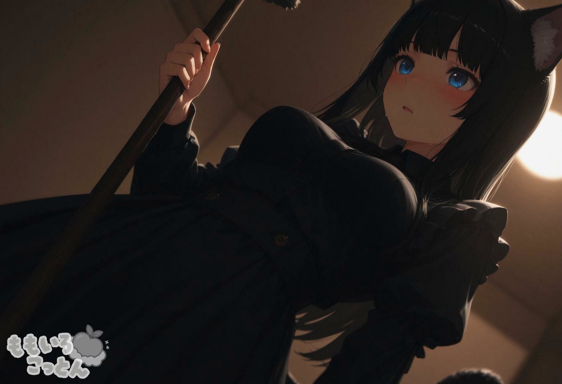 サンプル画像1:我が家のメイド様！(ももいろこっとん) [d_718137]