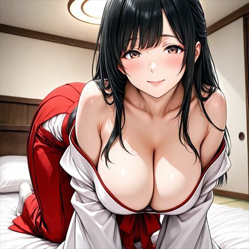 巨乳×巫女 画像5