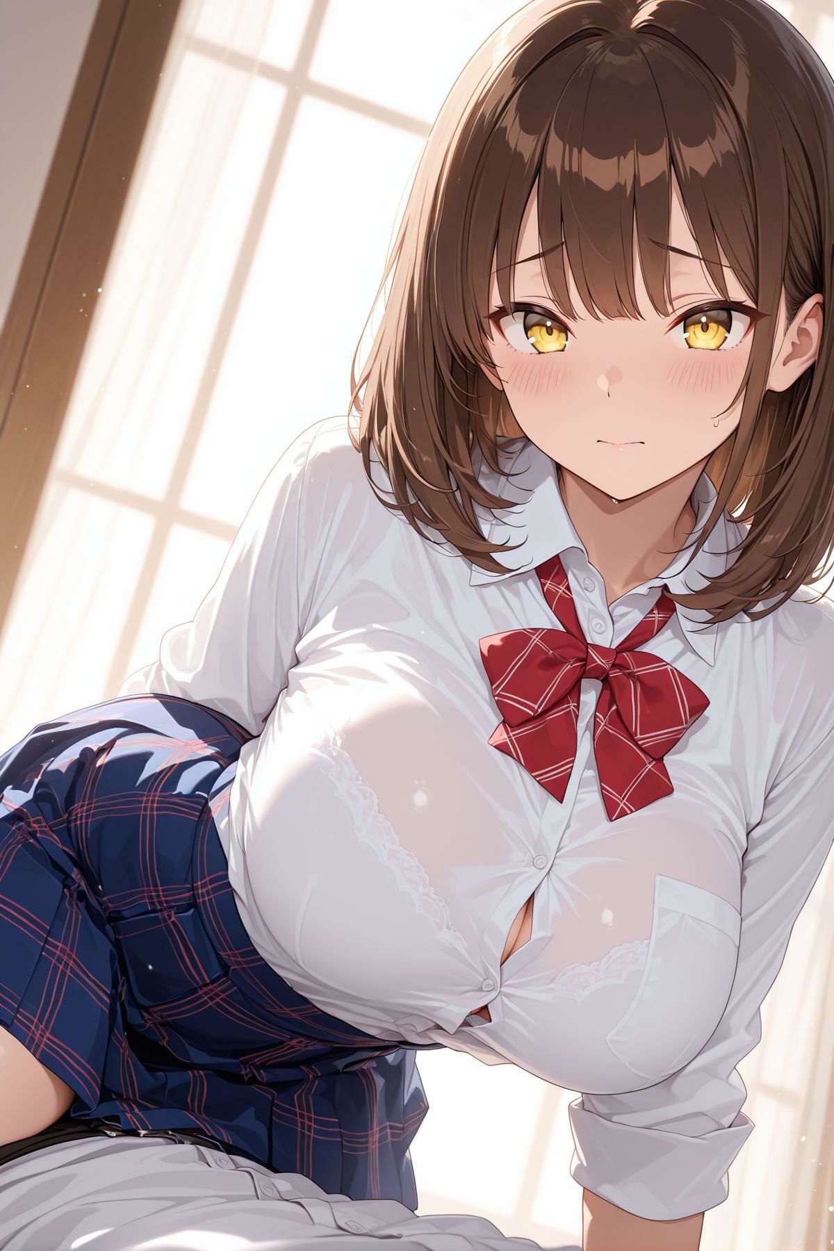 サンプル画像1:女子校生メス堕ち 〜男勝りな茶髪女子に種付け性指導〜(菅野樹希也) [d_718210]