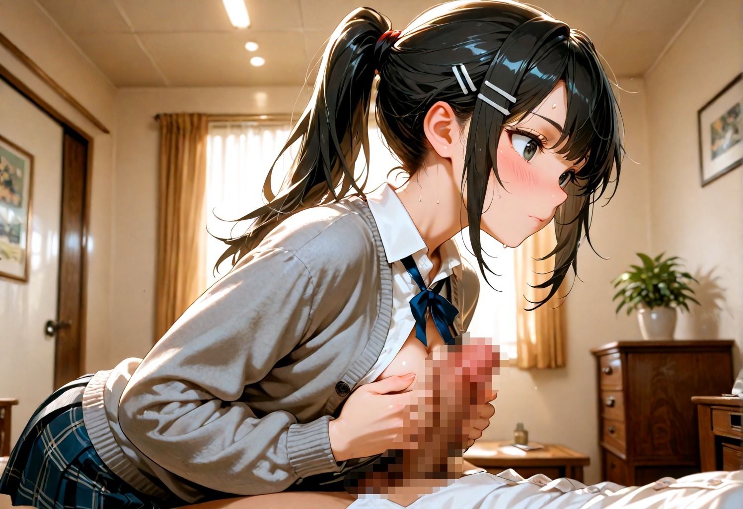 【4K画質】セーラー服のつるぺたJKが濃厚SEX88連発!【音声あり】7