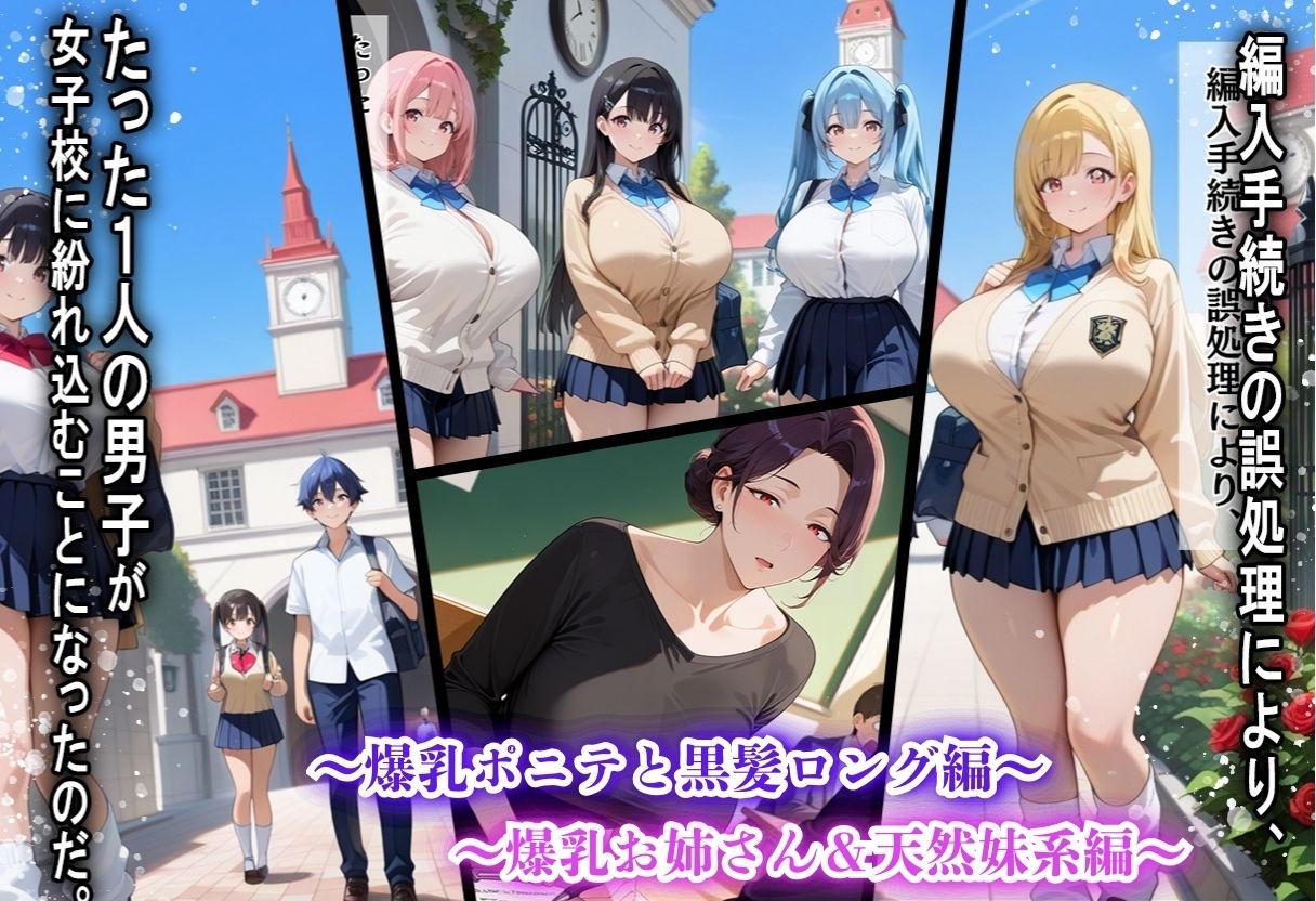間違って女子校に入学したらムチムチ女子校生に毎日中出しを要求される学園生活〜総集編01〜 画像2