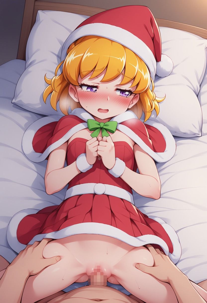 【エロ漫画】プ◯キュア娘のサンタコスえっち！2