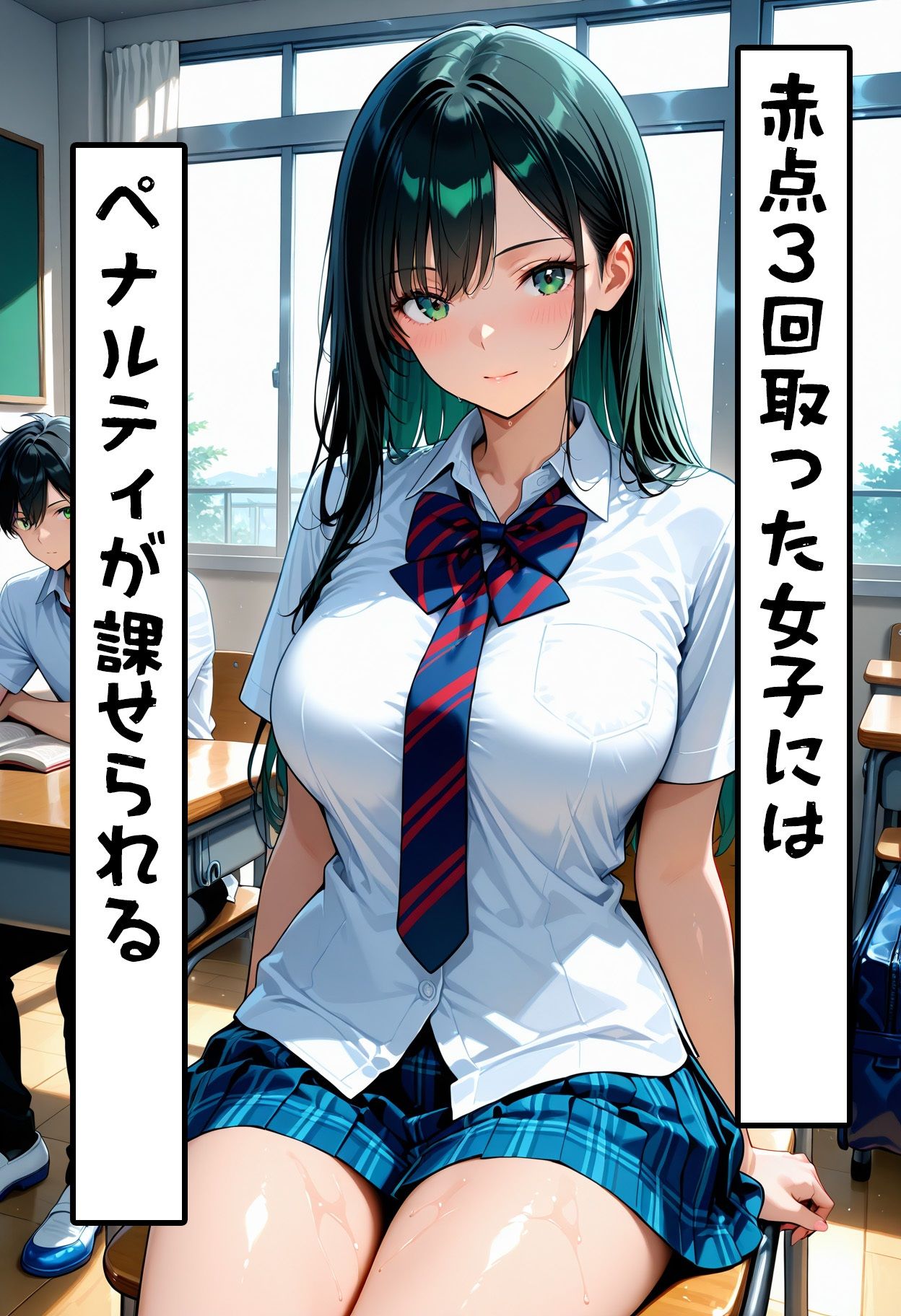 赤点女子校生を呼び出し中出し性指導 画像1