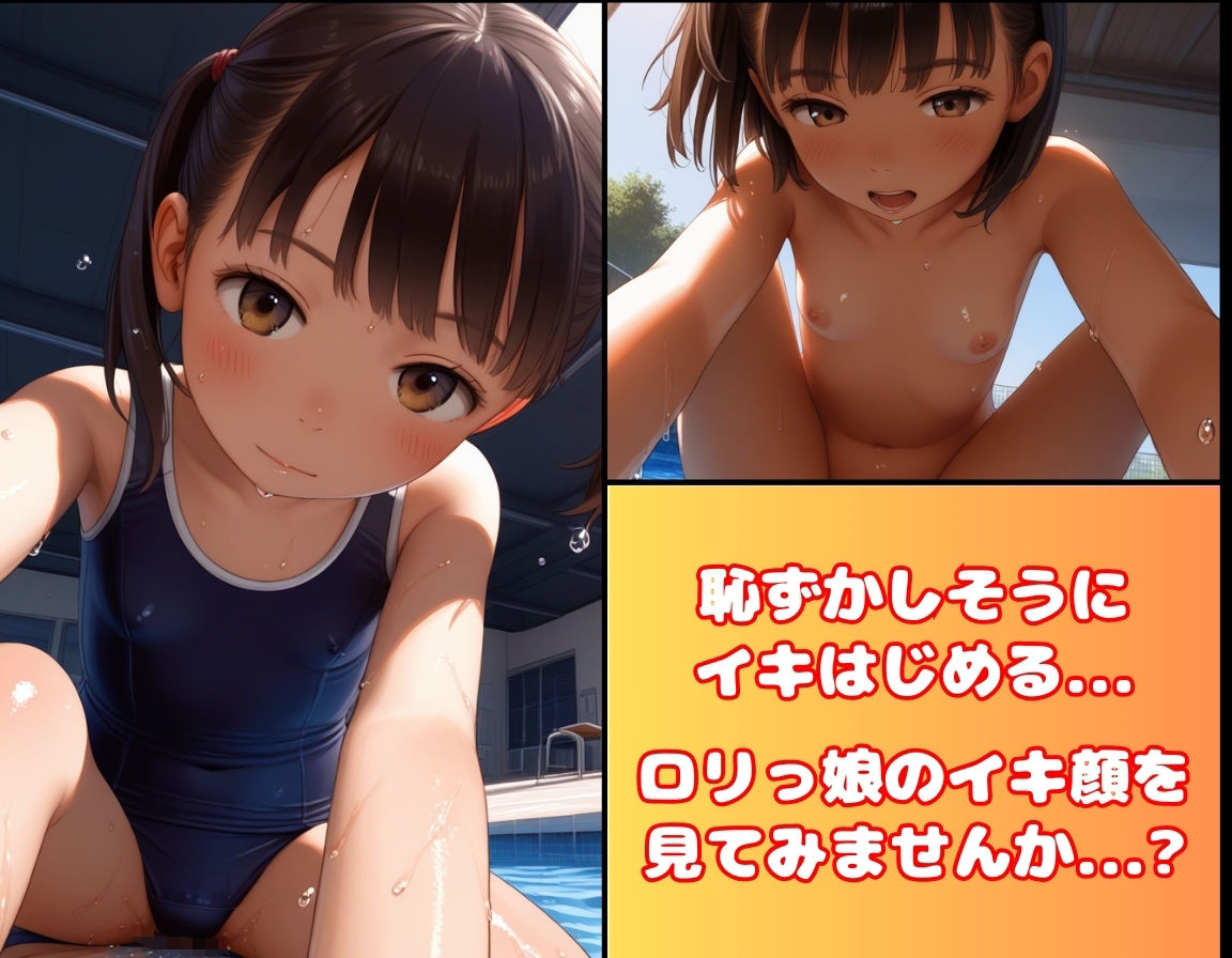 【エロ漫画】つるぺた中出しハメ日記 スク水プール編3