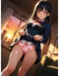 電車で出会ったJKを…