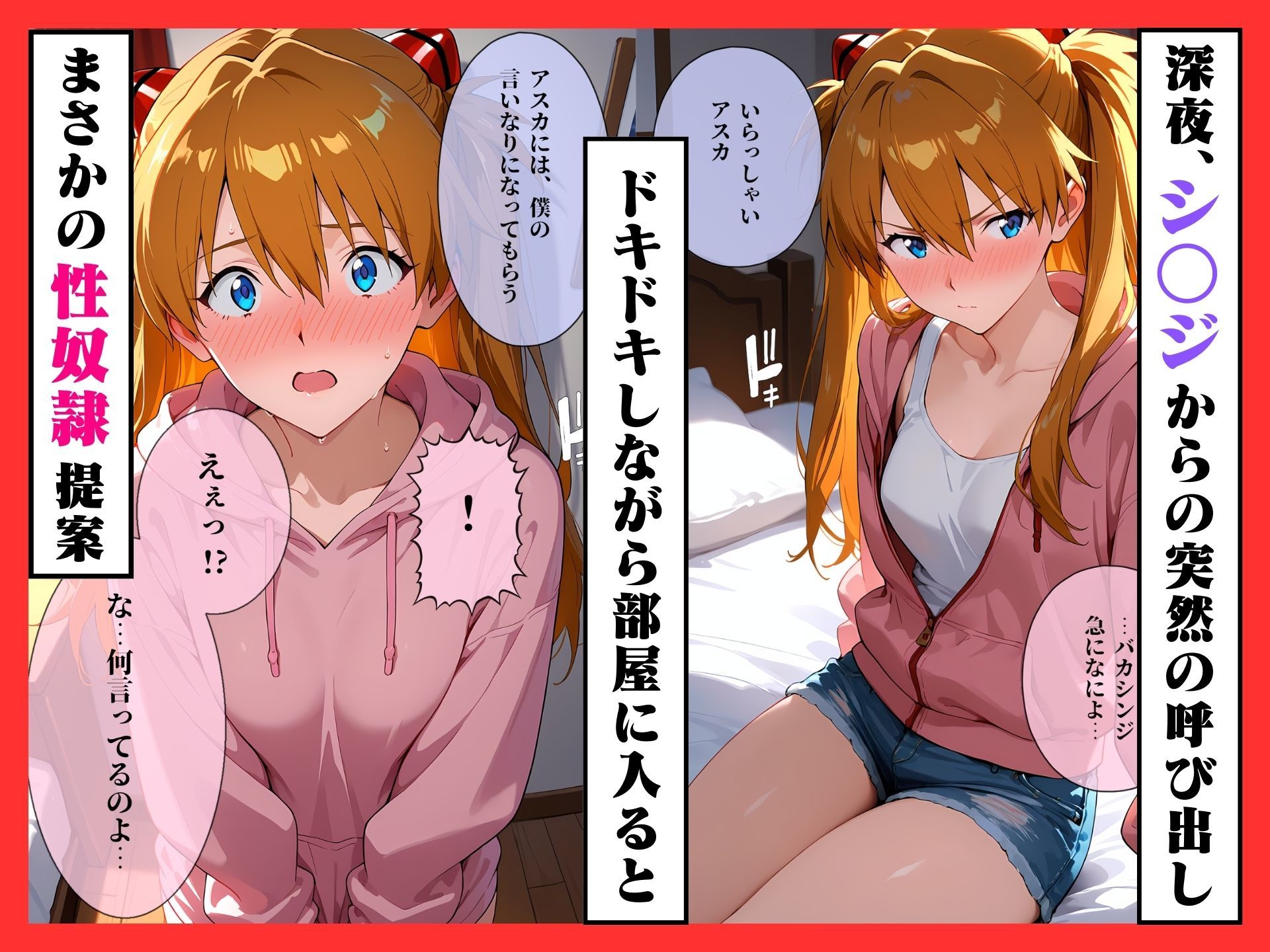 サンプル画像1:絶対服従の性奴●「アスカ」〜ツンを溶かして種付けSEXをしてみた〜(ストロベリーの木) [d_718402]