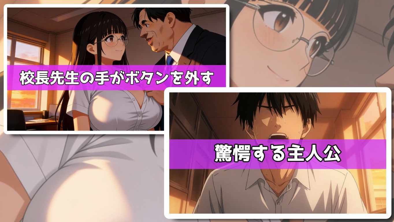 サンプル画像2:俺の初恋の相手は校長先生のペットだった話(ぬけにんX) [d_718460]