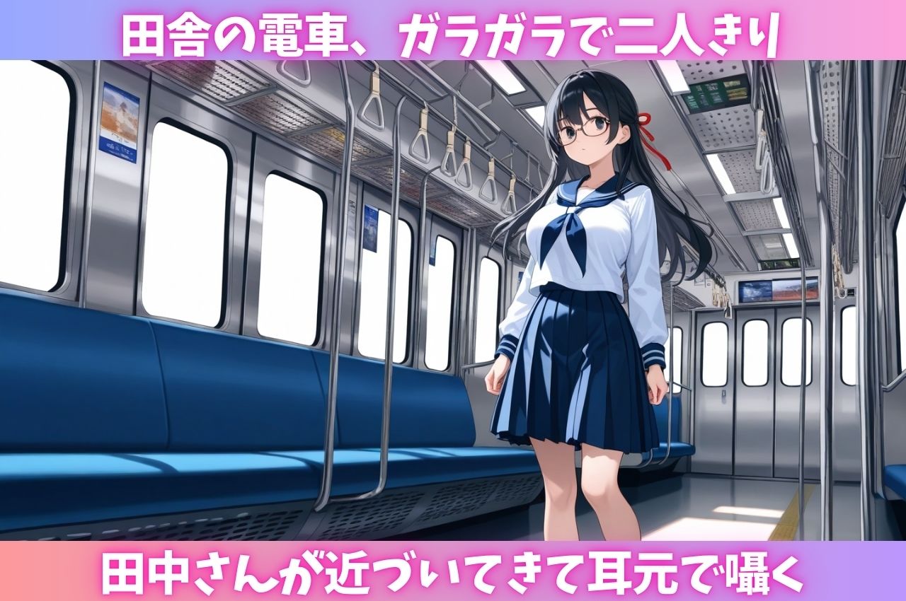 電車でこっそり中出しさせてくれるクラスメイトの田中さん 画像1