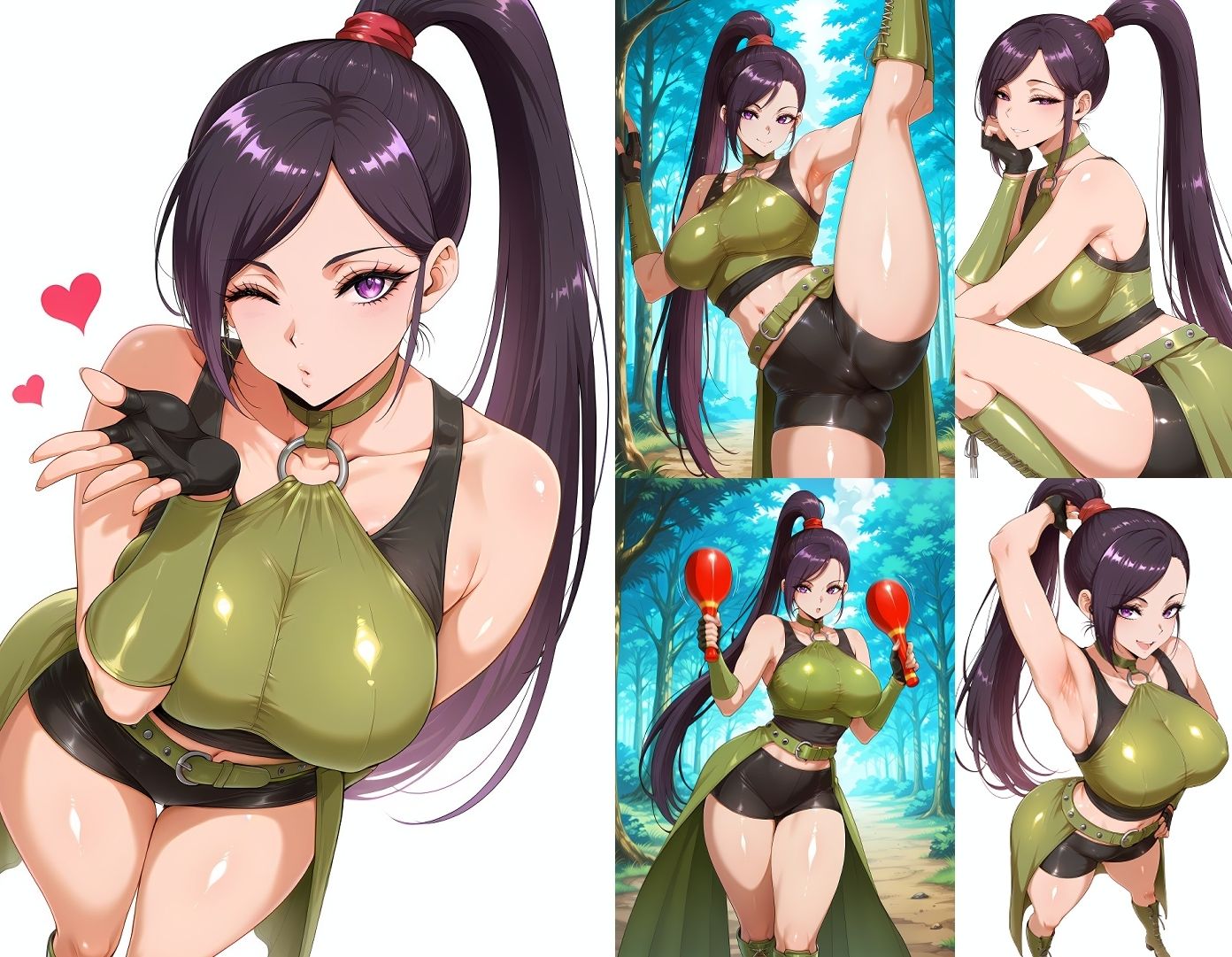 姫系女武闘家とイチャコスエッチ 画像1