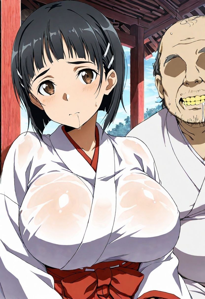 巫女バイトしてみたがバイト終わりの裏の仕事。。。〜桐ヶ谷〇葉〜 画像3