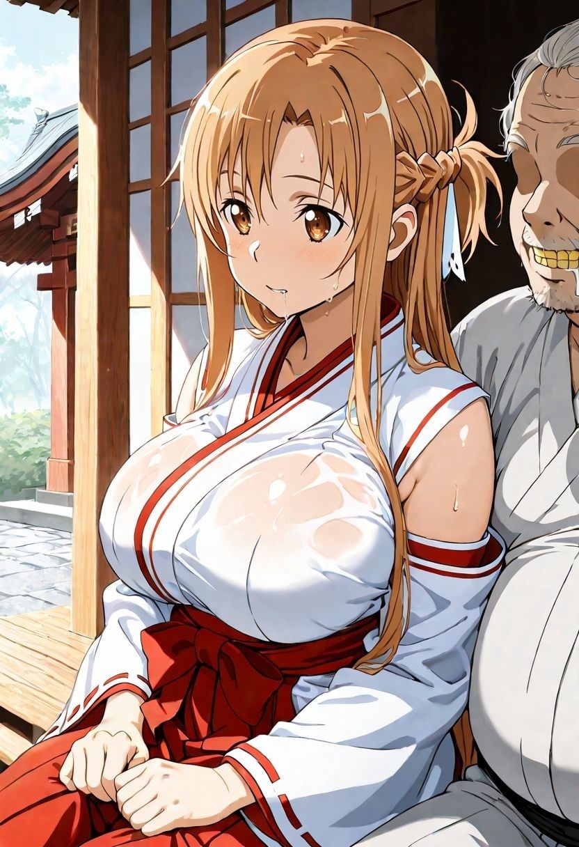 サンプル画像1:巫女バイトしてみたがバイト終わりの裏の仕事。。。〜結城明〇奈〜(抜濡らくがき帳) [d_718656]