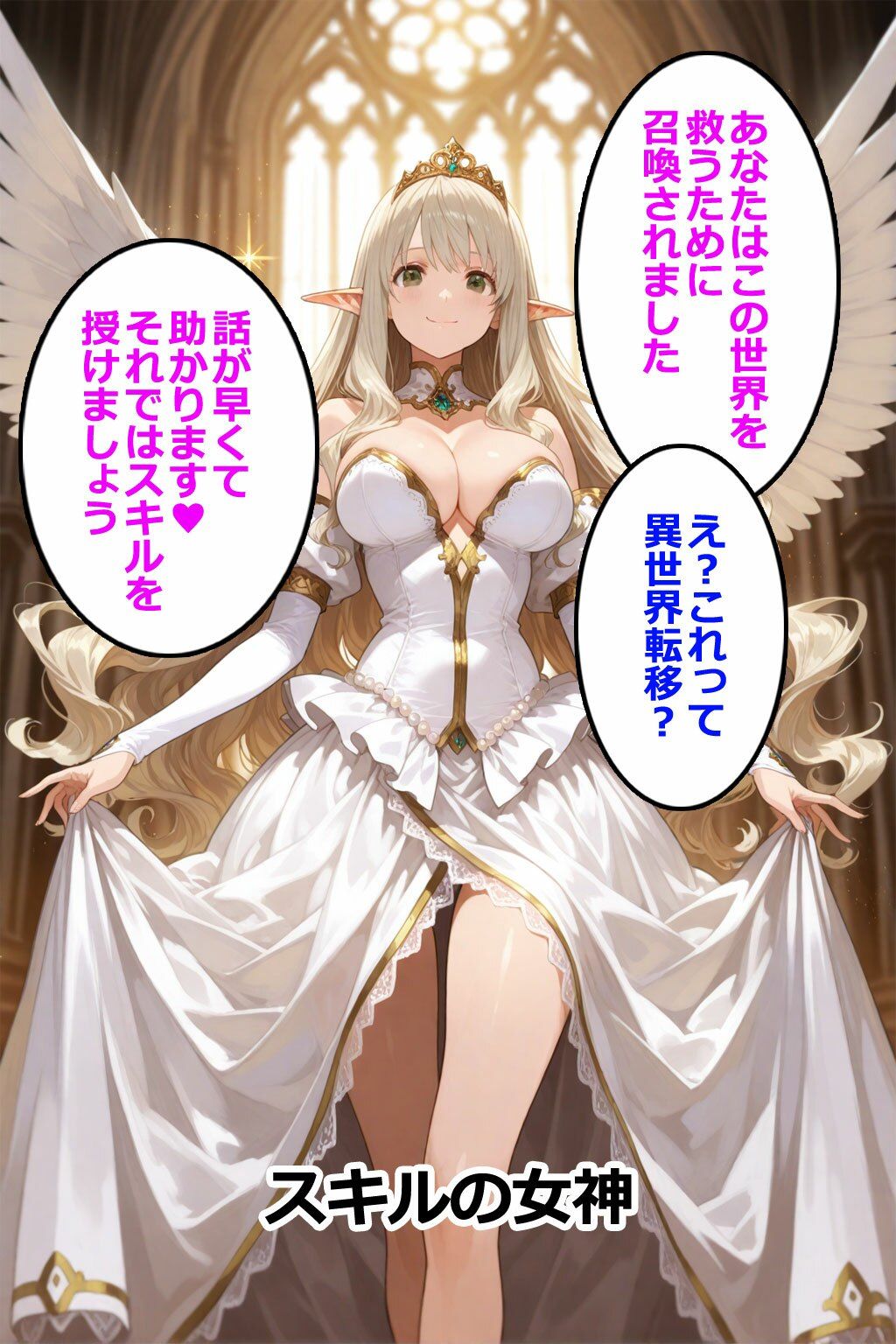 サンプル画像1:即堕ちクエスト 異世界でもその男と会話してはいけない 即堕ち2コマ(今日はもう寝る) [d_718693]