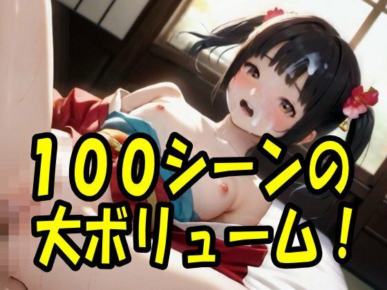 【エロ漫画】【4K動画】ぶっかけ天国・つるぺたパイパン美少女のお顔にかき初め100連発！9