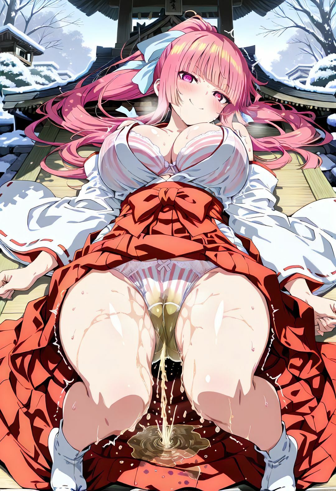 おしっこ図鑑〜巫女さん大特集！編〜 画像3