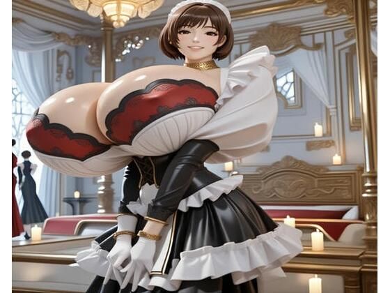 【AIイラスト集】ハイパー爆乳メイドの宮廷奉仕