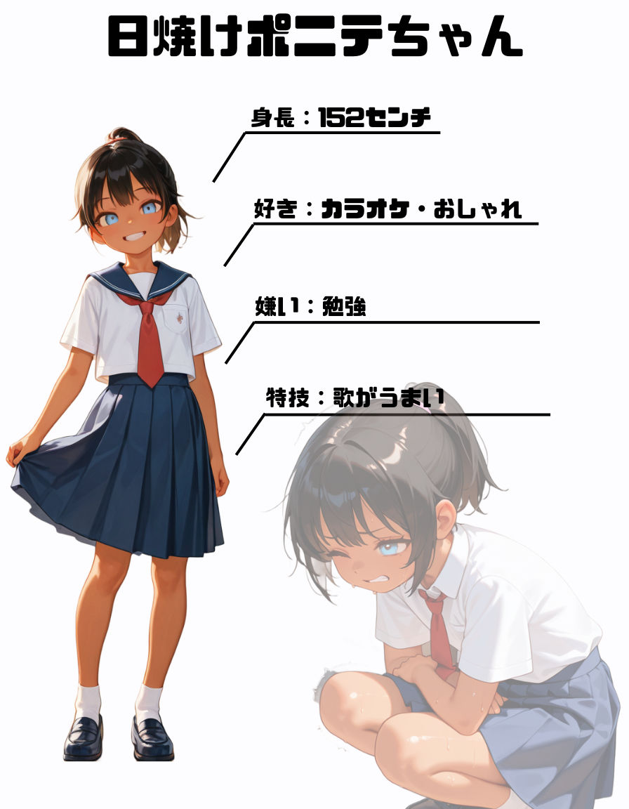 【エロ漫画】いろんな場所でうんちやおしっこするかわいい女の子たち8