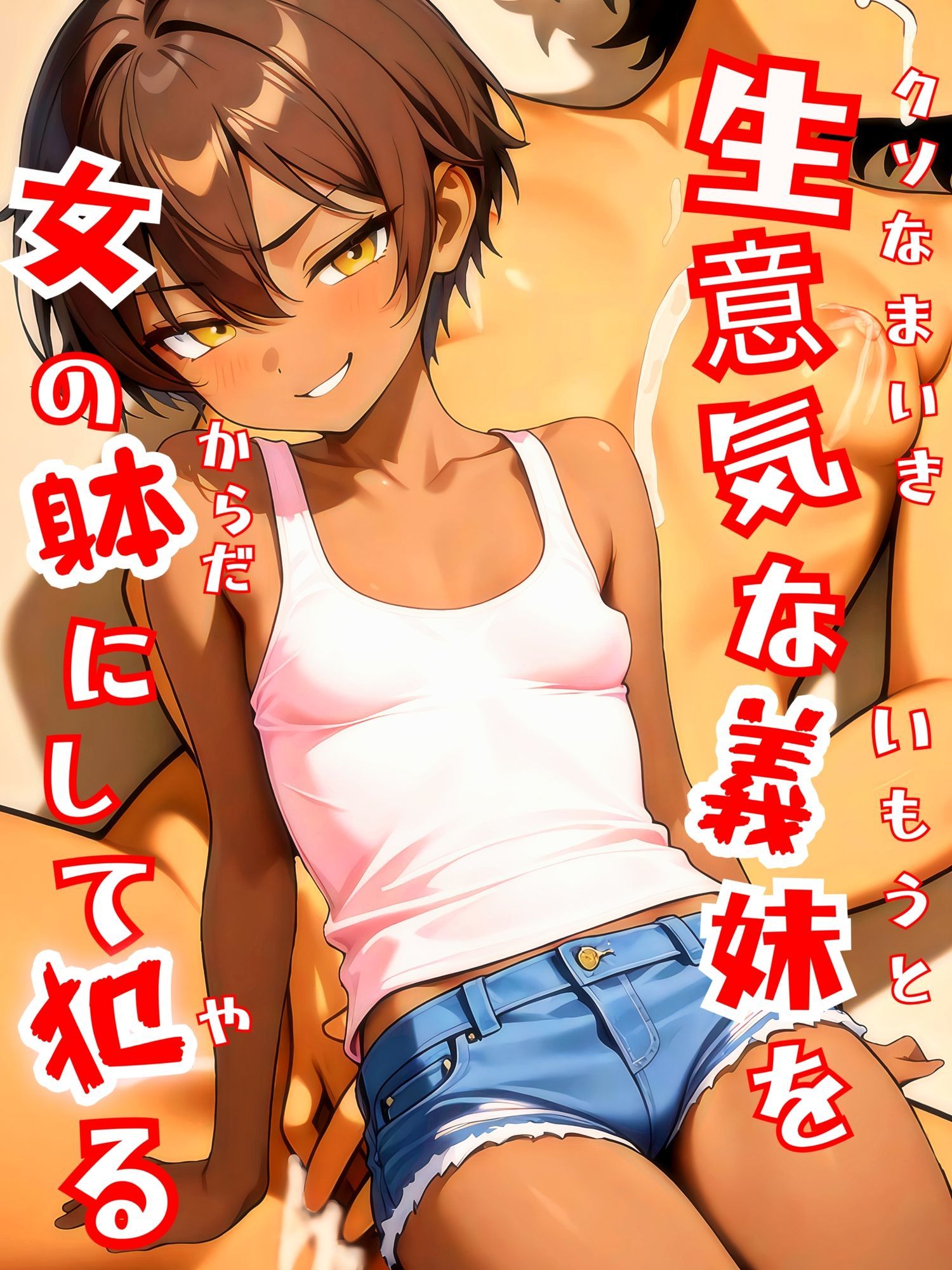 【エロ漫画】生意気な義妹を女の躰にして犯る7