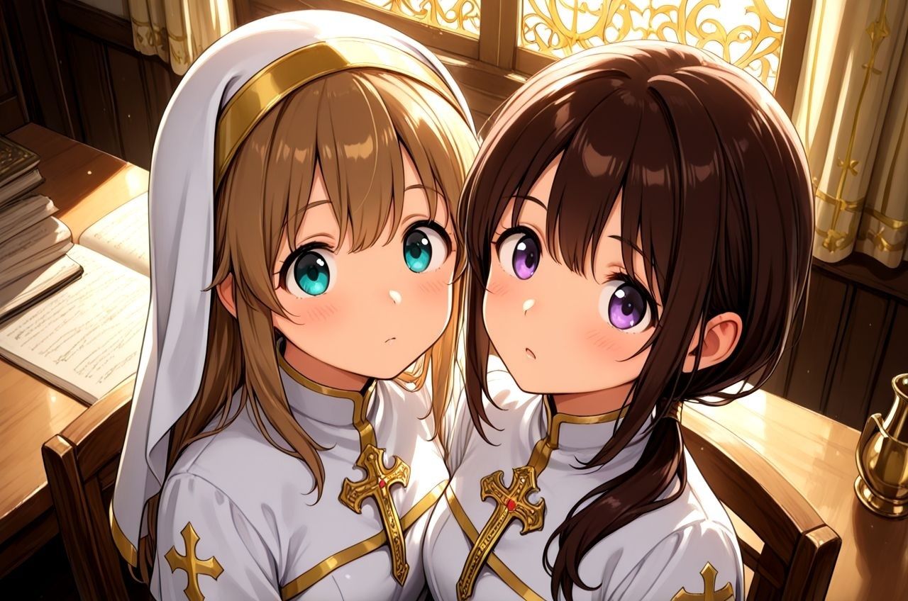 サンプル画像1:えろえろ教の大生誕祭 聖女様が教会の寄付者の悩めるちんぽをみんなでいっぱい身体でご奉仕するお話(えろえろ協会) [d_718804]