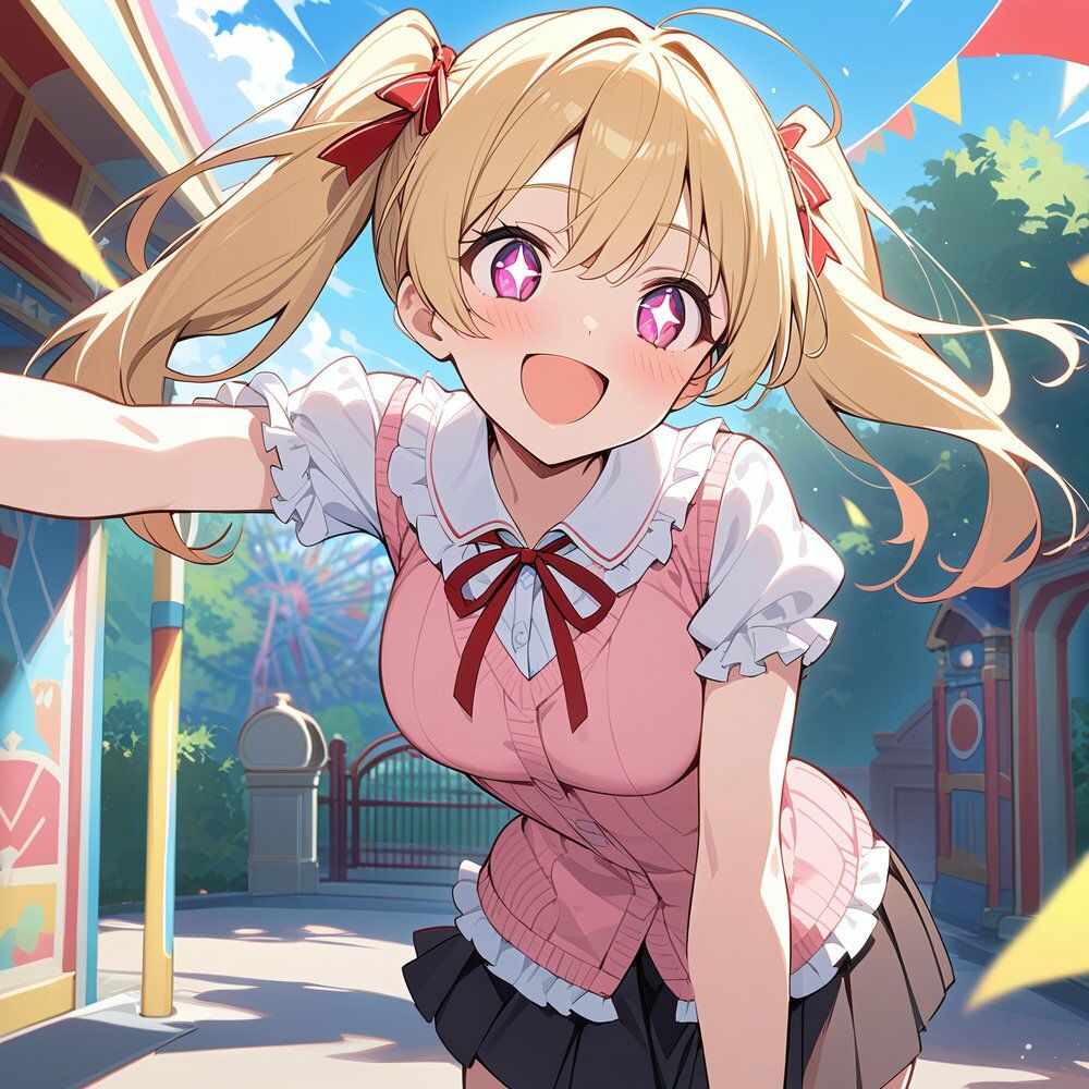 甘えんぼ彼女・莉愛 -遊園地デート日記- 画像1