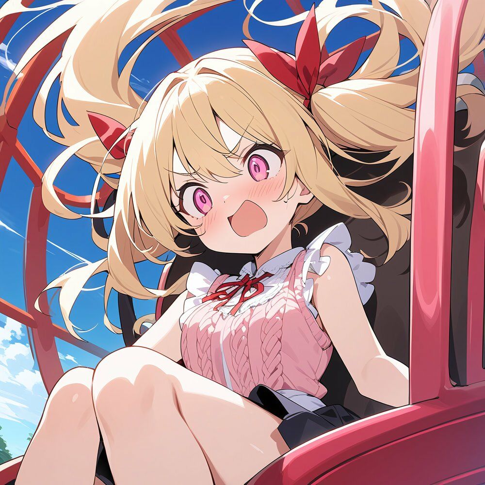 サンプル画像2:甘えんぼ彼女・莉愛 -遊園地デート日記-(こもれびリリック) [d_718814]