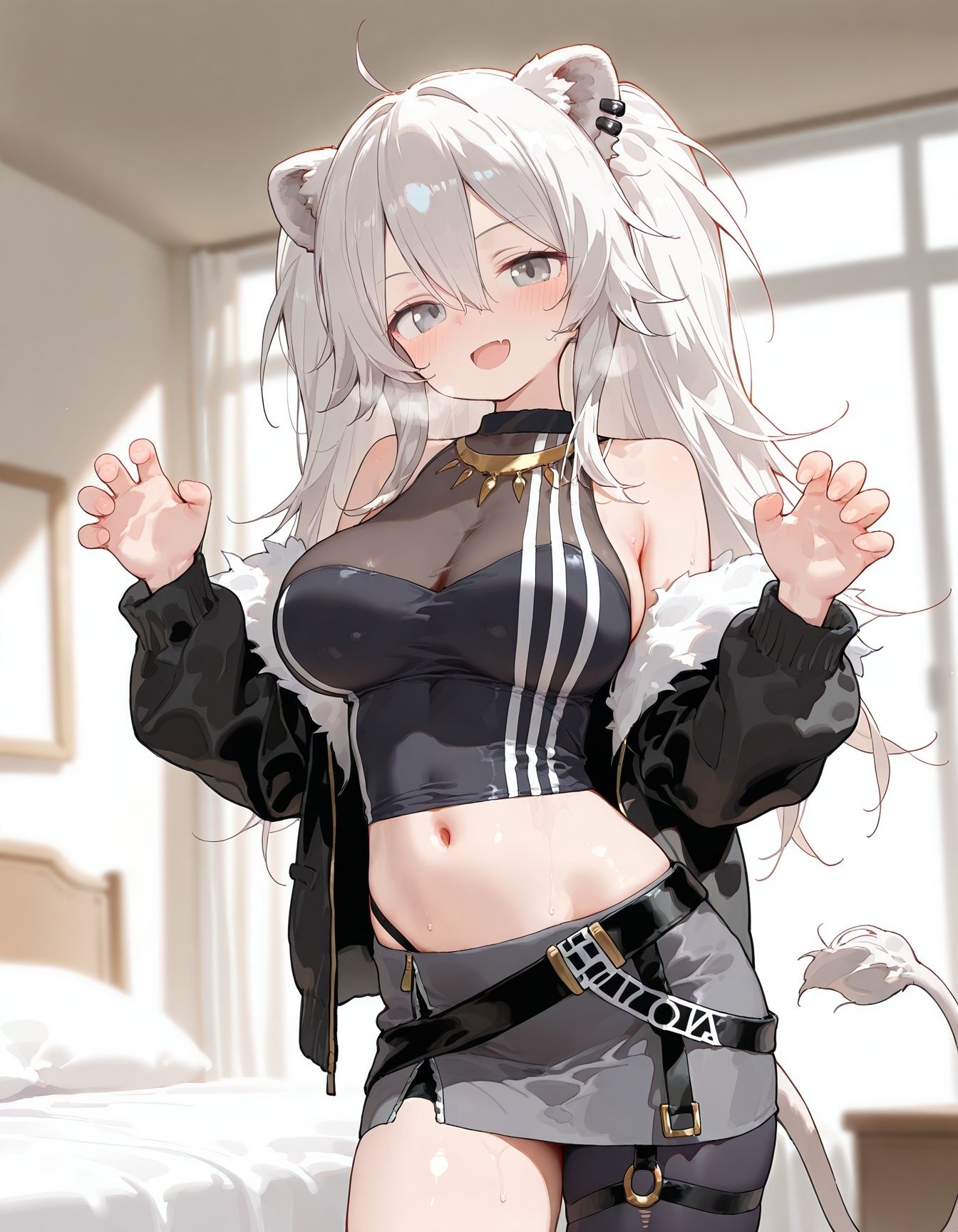 ホ○ライブ獅白ぼた○孕ませえっち 画像1