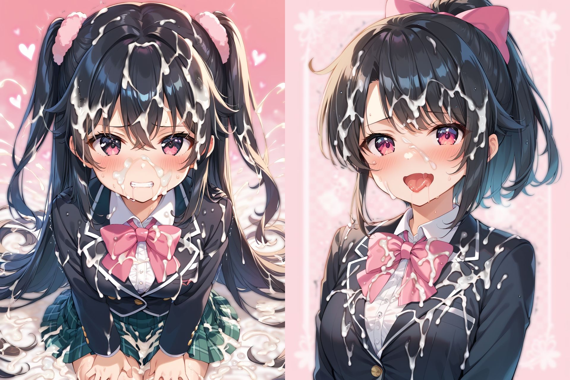 ブレザー制服ぶっかけCG集 画像2