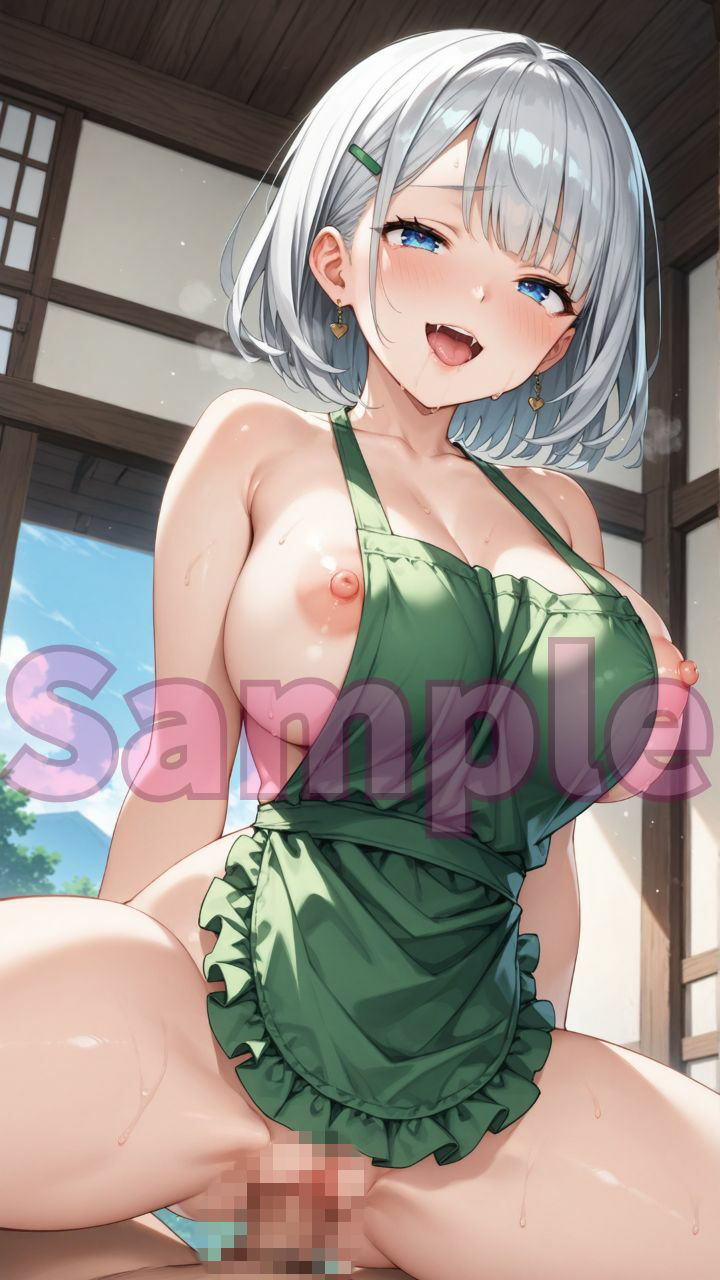 サンプル画像3:淫乱はだかエプロン女子たちがあなたとスペルマを包み込む！(楽園への誘い) [d_718857]